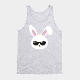 Cute Bunny, White Bunny, Bunny With Sunglasses Tank Top